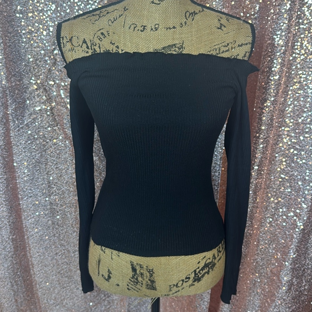 Off Shoulder Sweater Top